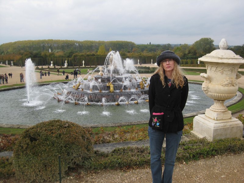 Charlene at Latona Fountain
