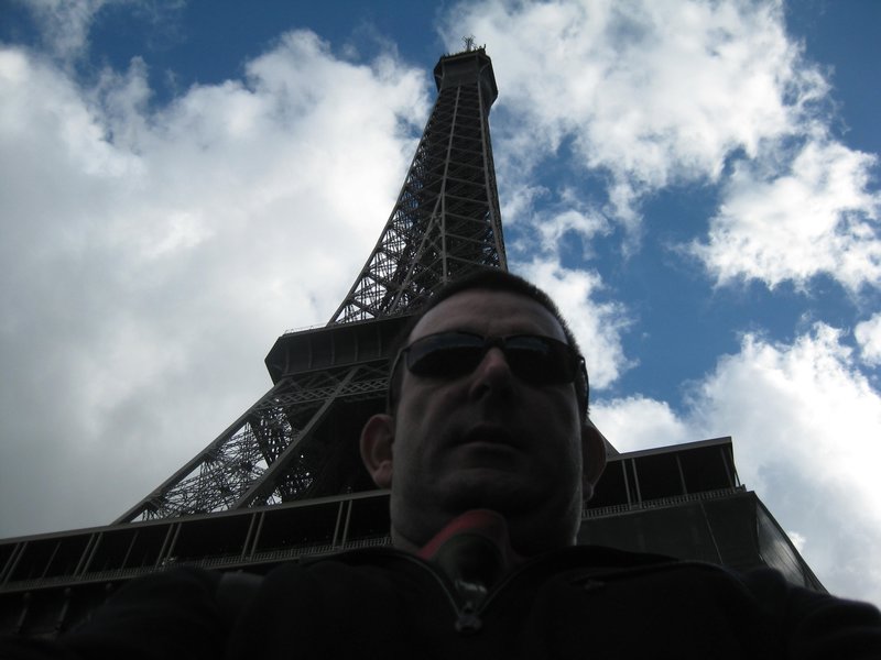 Doug at Eiffel Tower