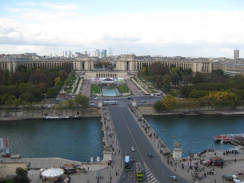Pont D'Iena and the Palais de Chaillot