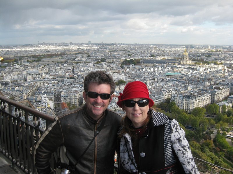 Bruce and Brandee at Eiffel Tower