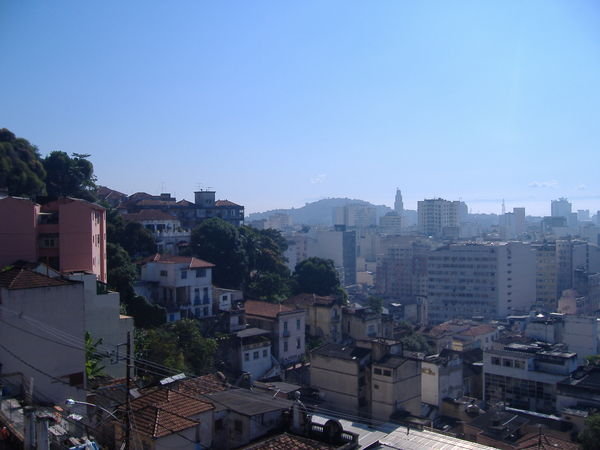 View from my window- rio hostel