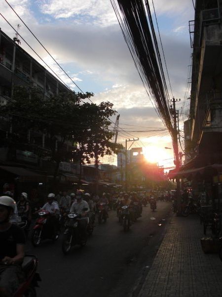 Early evening in HCMC