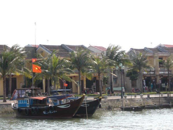 Boats on the river at HoiAn