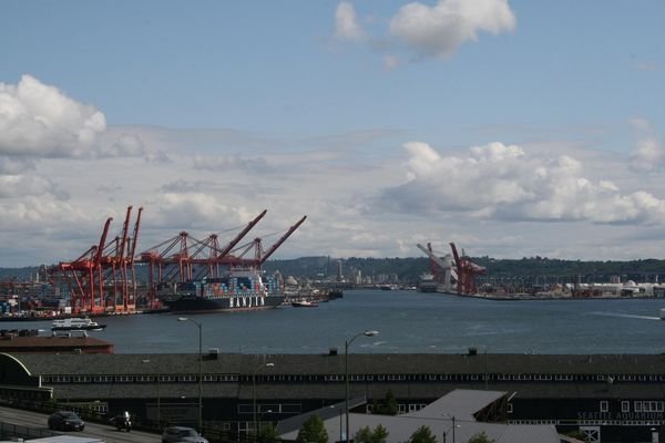 View of the Seattle Harbor 