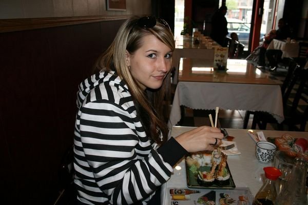 Sushi is Kayla's Favorite !