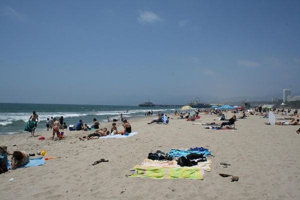 The Beach in Santa Monica !