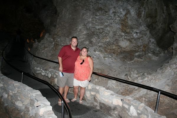 Me & Tim at Carlsbad Caverns !