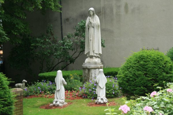 Part of the St. Francis of Assisi Gardens