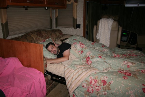 Their first night in the motorhome !