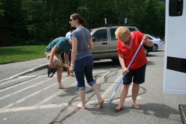 Lynn sweeping everyone's feet off !