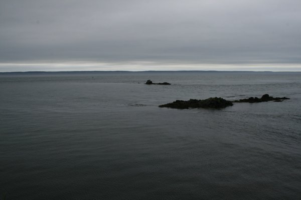 View from the coast at West Quoddy Head Lighthouse !