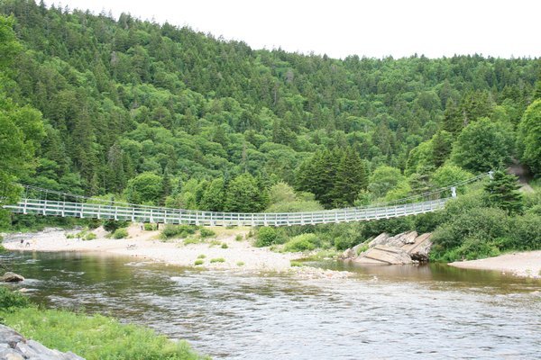 The Big Salmon River in Fundy National Park.