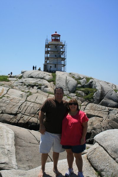 Me & Punkin' at Peggy's Cove