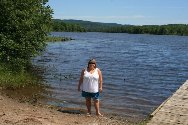 Me getting my feet wet in the Ottawa River !