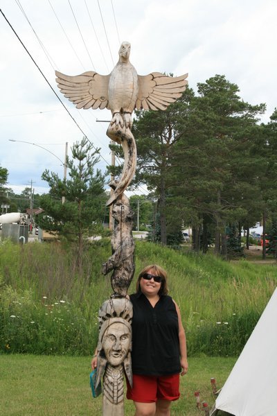 Me and the totem pole !