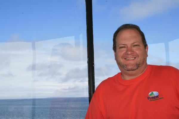 Tim at the top of the light station
