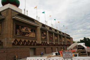 The side of The Corn Palace