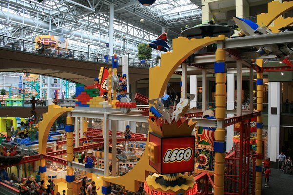 Lego playground inside The Mall of America