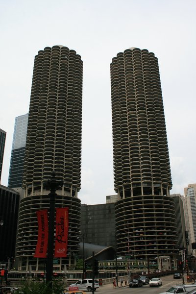 The "Corn Cob" buildings