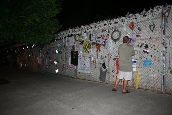 The Memorial Fence at the Oklahoma City National Memorial