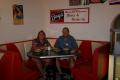 Tim and I in the cafe at the Route 66 Museum in Clinton, Oklahoma 