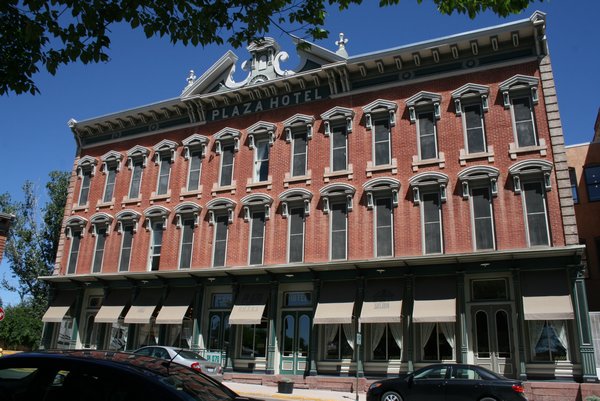 The famous Plaza Hotel in Las Vegas, NM