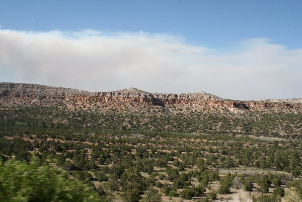 Beautiful scenery leaving Santa Fe, NM