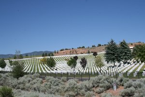 Military cemetary in Santa Fe, NM