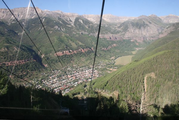 That's Telluride down there !!