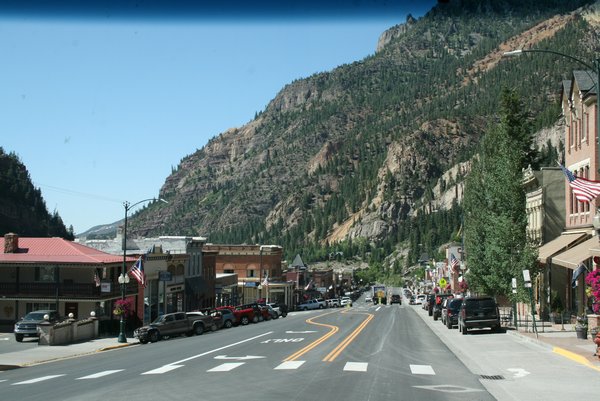 Quaint town of Ouray, CO