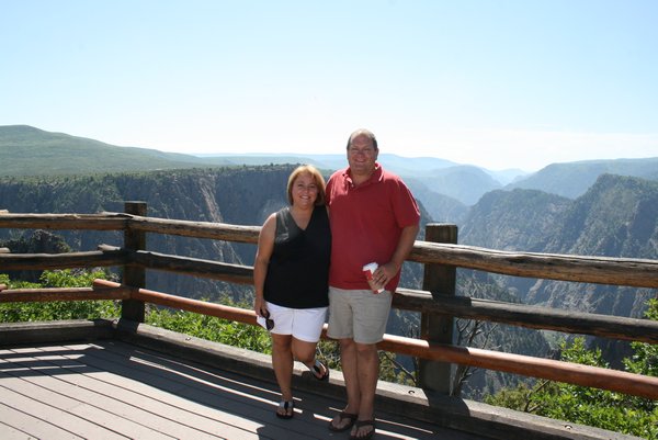 Me and Punkin at the Black Canyon of the Gunnison.