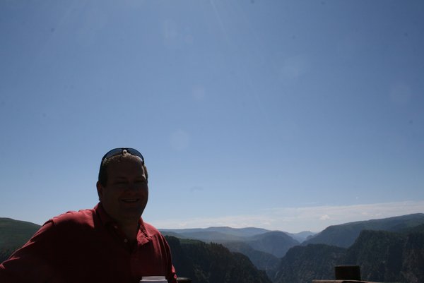 Tim at the Black Canyon of the Gunnison in Colorado.