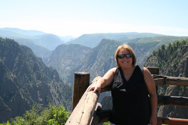 The Black Canyon of the Gunnison in Colorado.