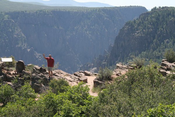 Tim at the Black Canyon of the Gunnison in CO