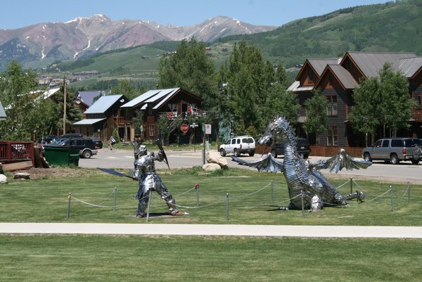 Artwork in downtown Crested Butte, CO