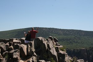 Me and Tim at the Pulpit Overlook in Black Canyon of the Gunnison, CO