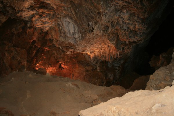 The cave at Glenwood Caverns