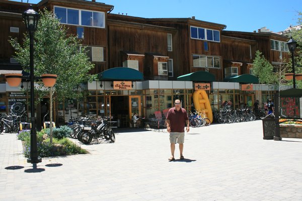 Tim in downtown Vail, CO