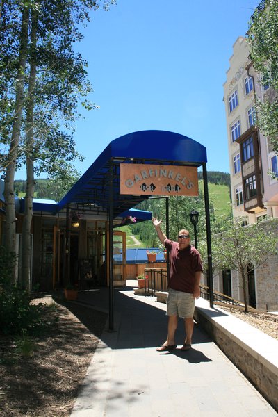 A cute little place called Garfinkel's in Vail, CO