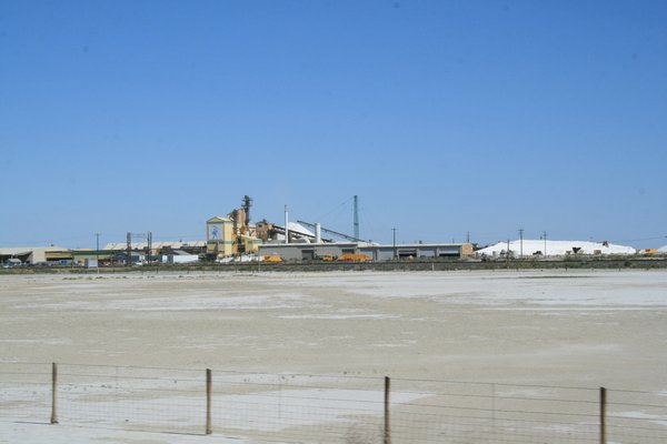 The Morton Salt Factory in Utah 