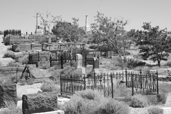 Old cemetery in Virginia City, NV