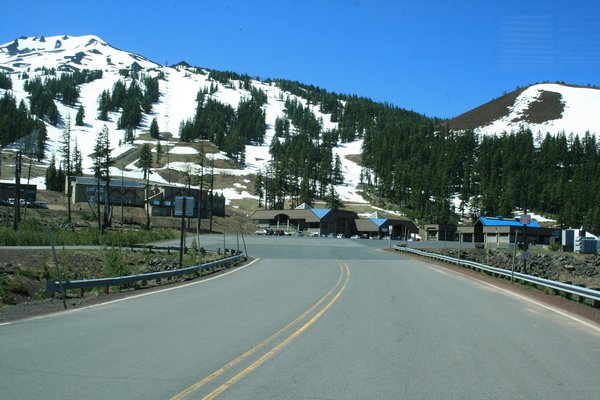The ski resort at the base of Mt. Bachelor