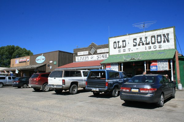 The Old Saloon where we had breakfast this morning.