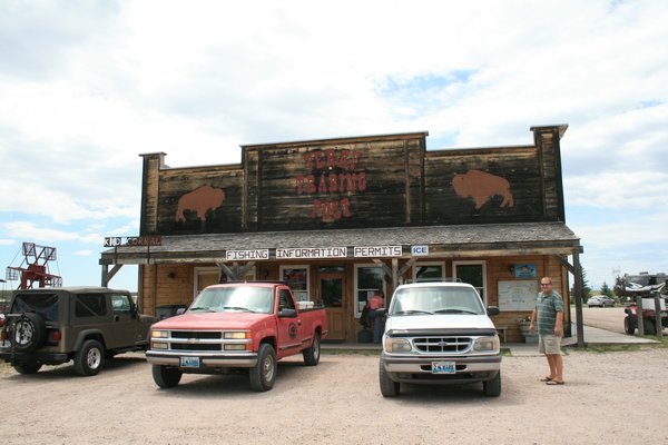 The main store at Terry's Bison Ranch