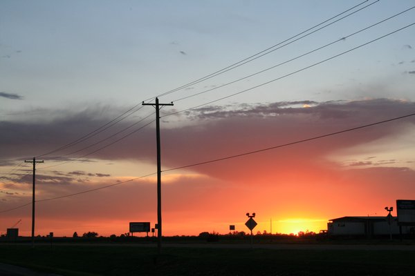 Beautiful Nebraska sunset !