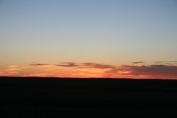 Beautiful Wyoming sunset