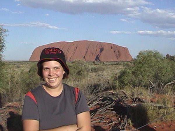 Rachel and Uluru