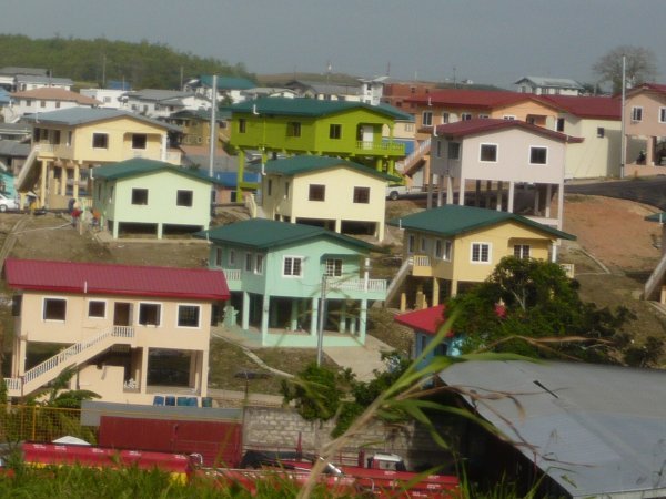 Colourful houses on the hills of San Fernando