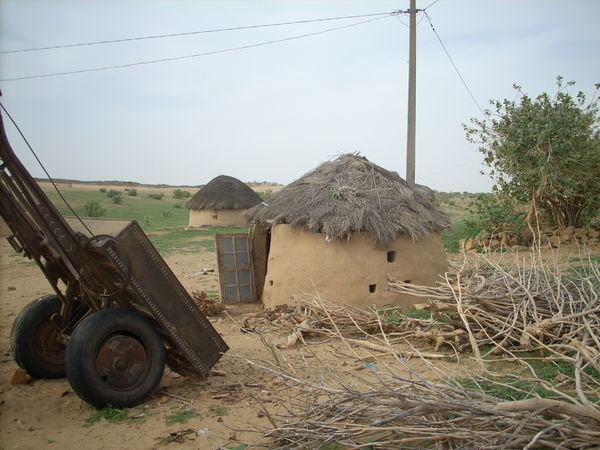 Local village in the desert