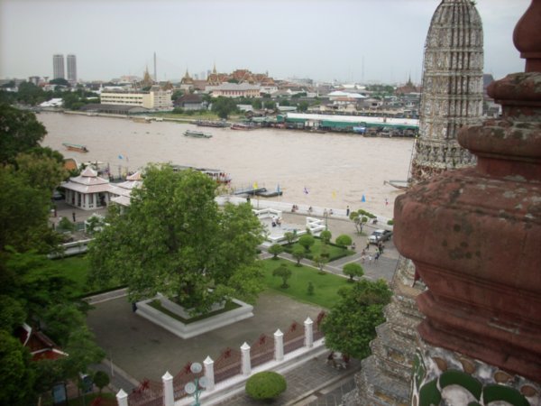 Wat Arun over Bangkok